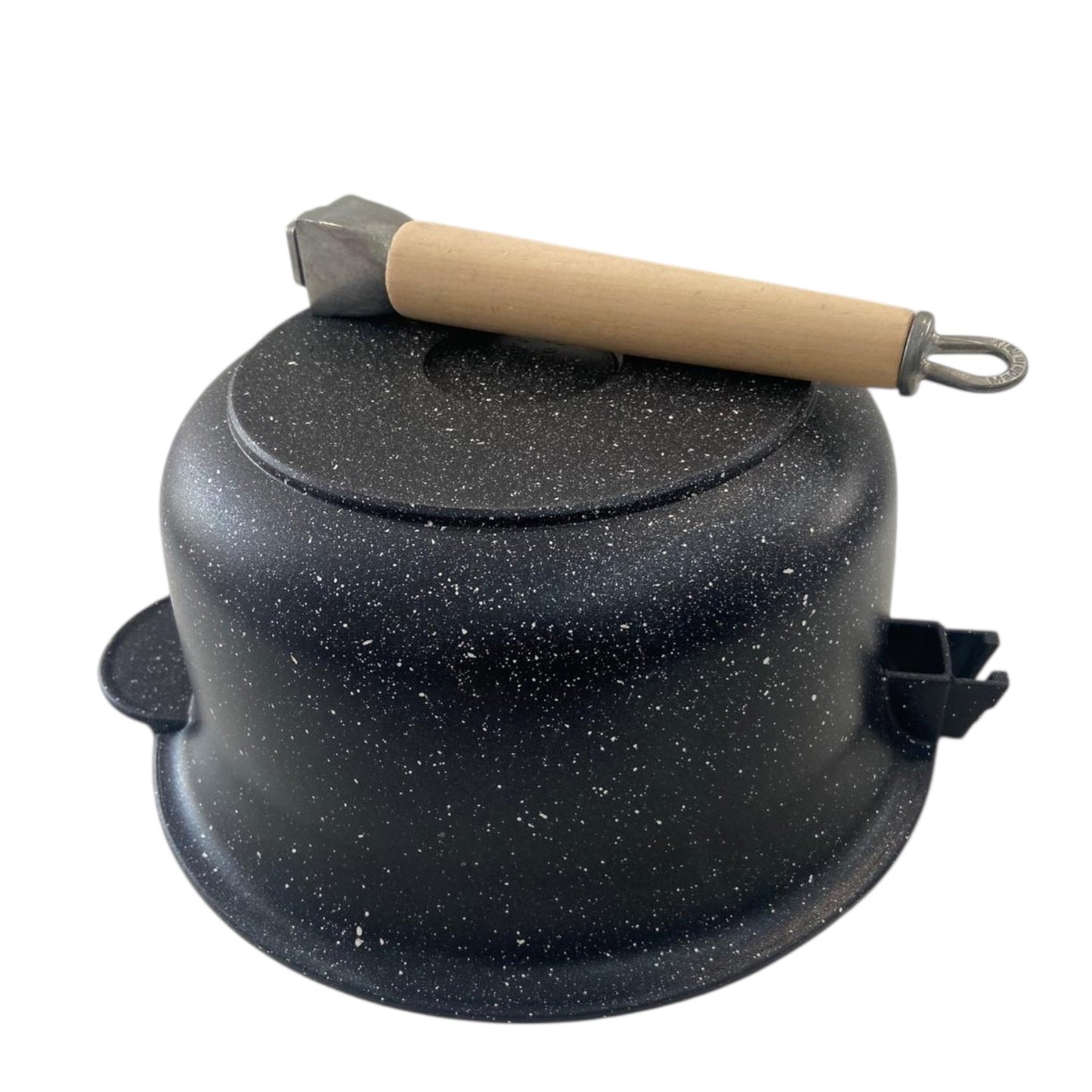 Paiolo artigianale, Rivestimento in pietra lavica, Made in Italy, 24 cm