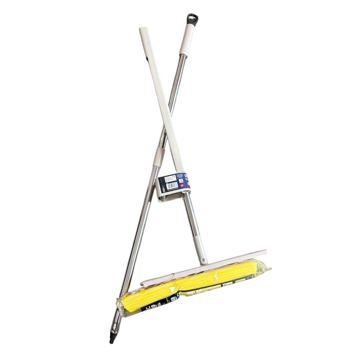 Space Mop con Secchio Salvaspazio + Ricambio Omaggio – Mocio Multifunzione per Pavimenti, Raccoglie Capelli, Pulizia Facile Senza Sforzo, Pavimenti Lucidi e Brillanti