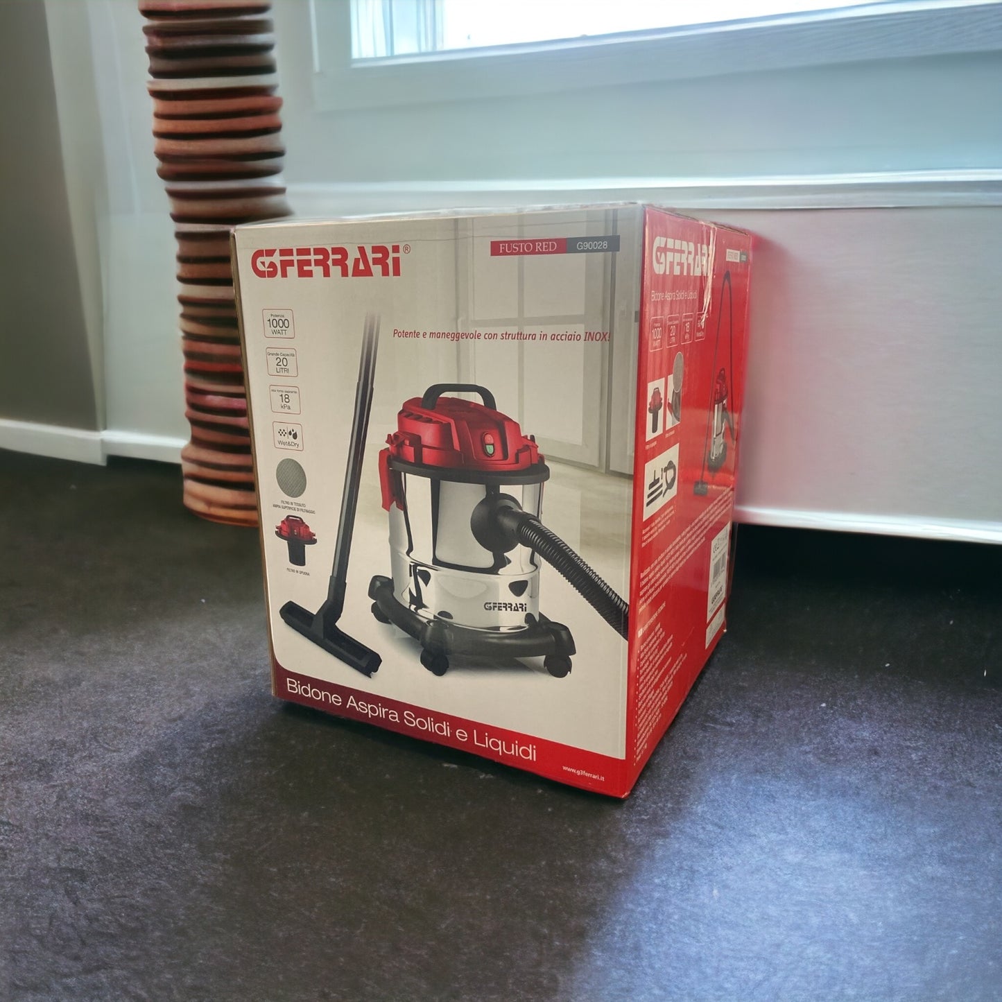 Bidone Aspira-Tutto Fusto Red GSFerrari