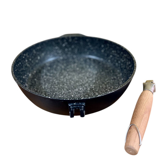 “Padella Artigianale a Bordo Alto 32 cm – Forgiata in Italia, Pensata per Durare”