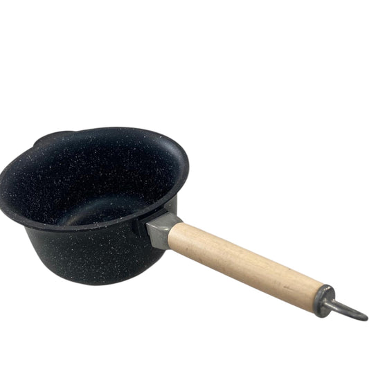 Paiolo artigianale, Rivestimento in pietra lavica, Made in Italy, 24 cm