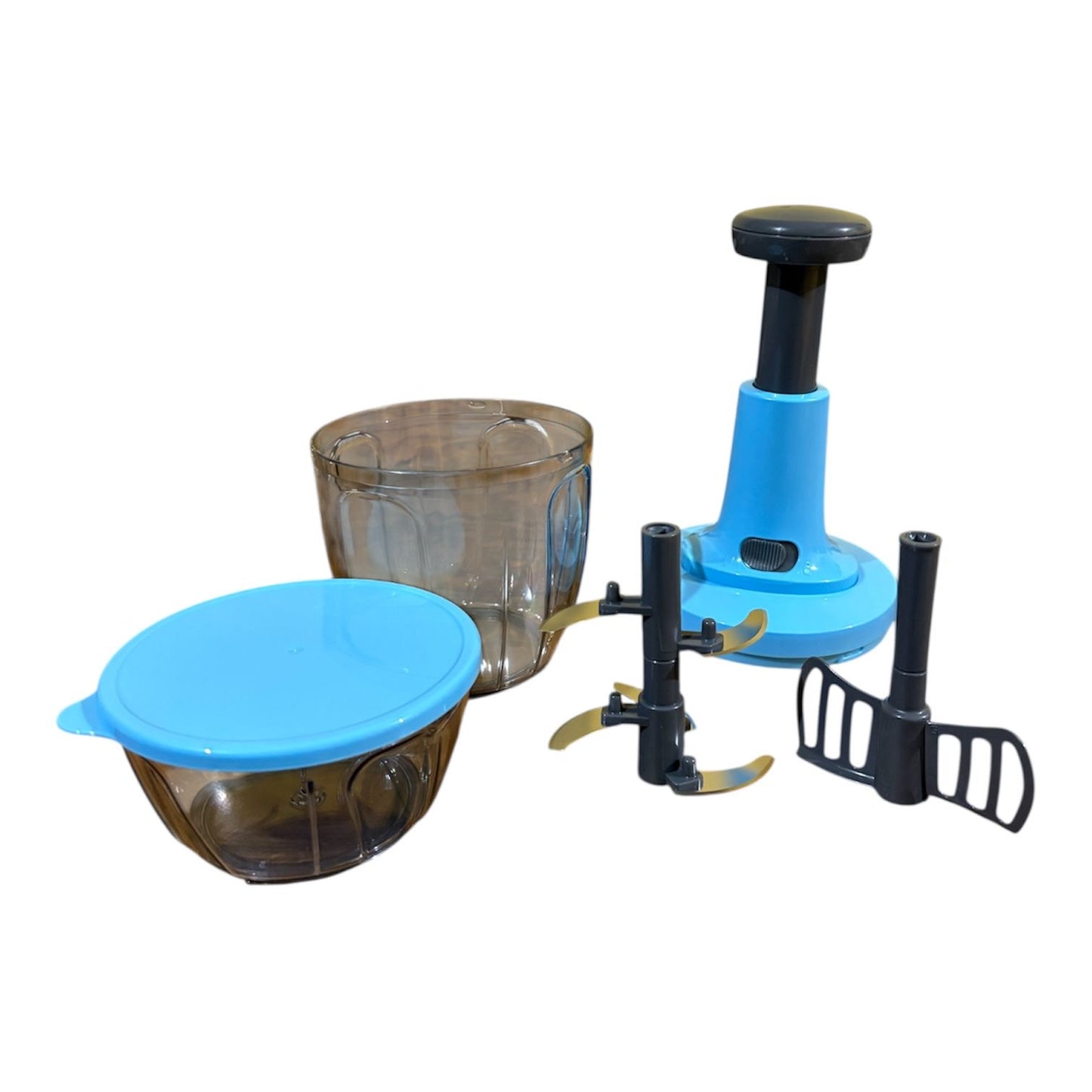 Chef Push & Twist Sistema Multifunzionale per Affettare Tagliare Tritare e Smunizzare con Precisione 900 ml Utensile Versatile per Cucina