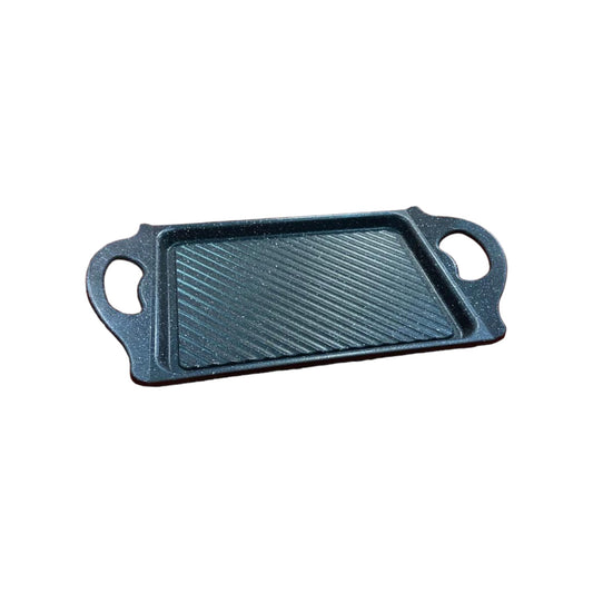 Rectangular Grill Pan with Perforated Handles