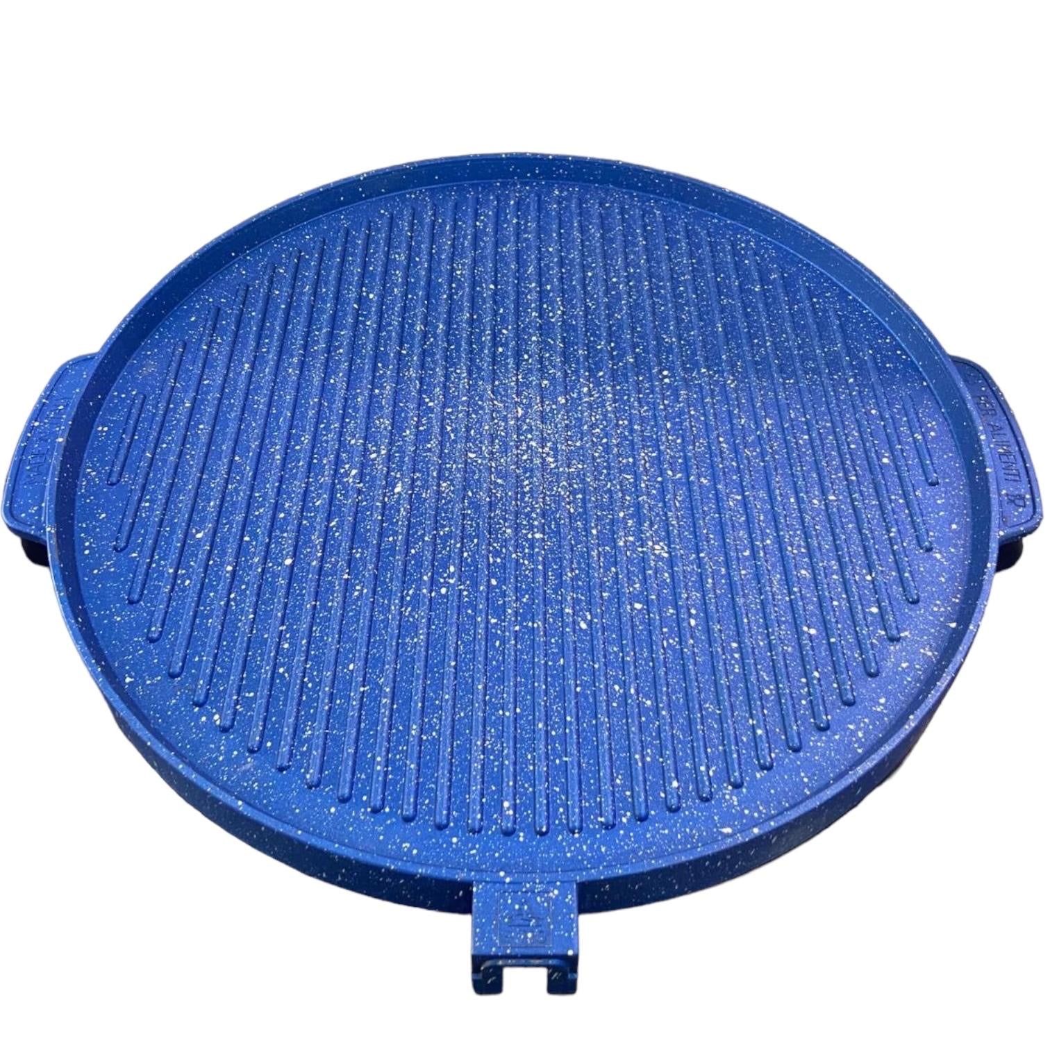 Padella Double Face Liscia/Grigliata 28cm Made In Italy | Manico Estraibile | Pietra Lavica | No Induzione - Foto 3